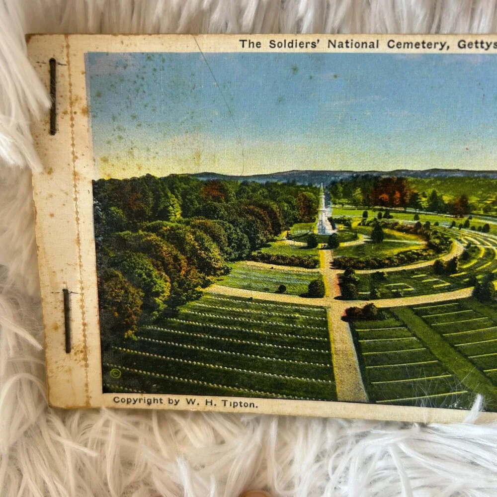Gettysburg‎ PA VINTAGE Postcard Pack WH Tipton 26 Postcards Ephemera